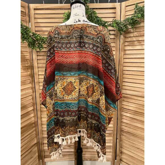 SOLD Magnolia lane Boho kimono - Picture 3 of 5